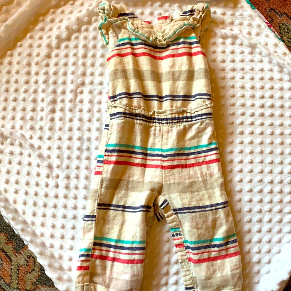 Striped jumpsuit